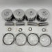 4PCS Piston with Ring Set for Yanmar 4JH4E Engine-BeeSpareParts