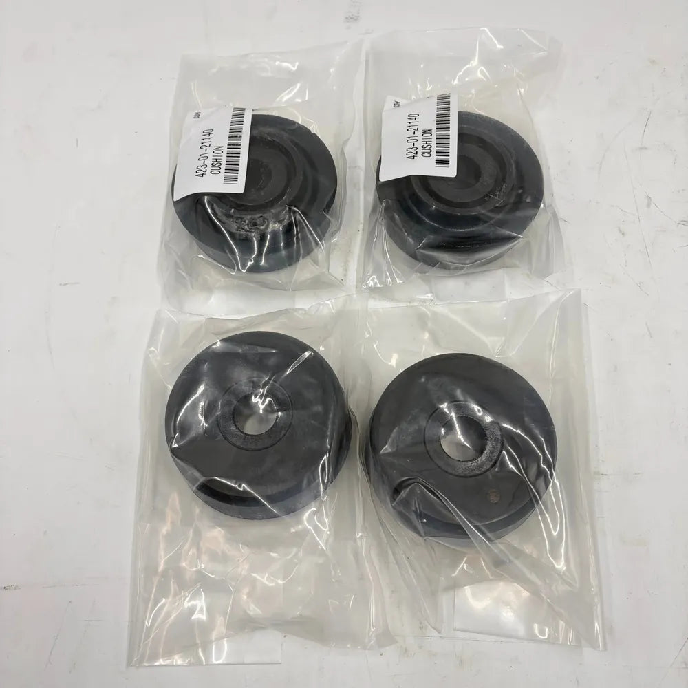 4Pcs Rear Engine Mounting Rubber Cushion 423-01-21140 for Komatsu Loader WA300-3A WA350-3A WA380-3-BeeSpareParts