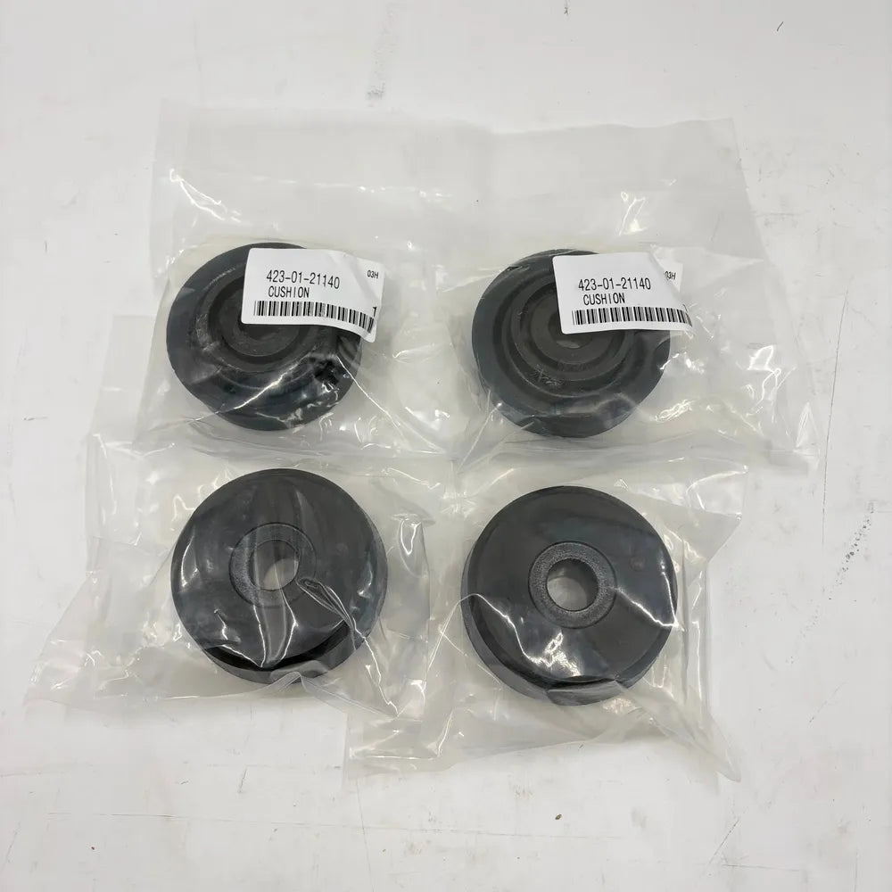 4Pcs Rear Engine Mounting Rubber Cushion 423-01-21140 for Komatsu Loader WA300-3A WA350-3A WA380-3-BeeSpareParts