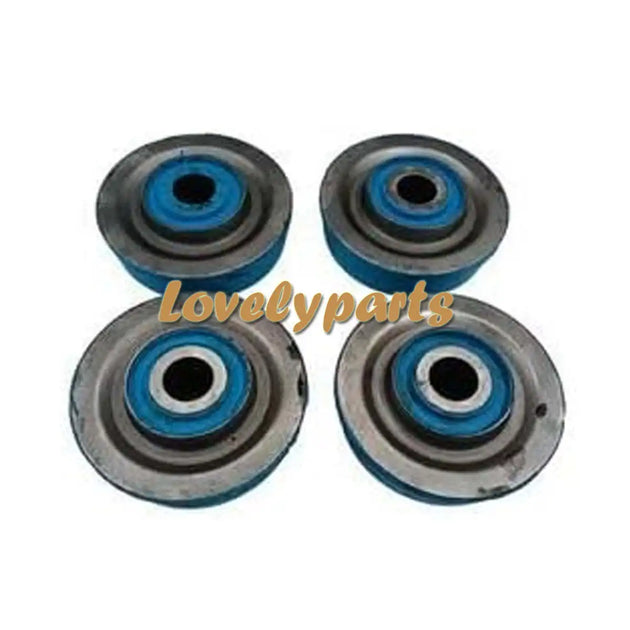 4Pcs Rear Engine Mounting Rubber Cushion 423-01-21140 for Komatsu Loader WA300-3A WA350-3A WA380-3-BeeSpareParts