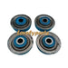 4Pcs Rear Engine Mounting Rubber Cushion 423-01-21140 for Komatsu Loader WA300-3A WA350-3A WA380-3-BeeSpareParts