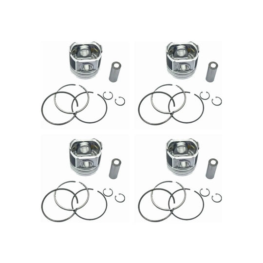 4PCS STD Piston 6206-33-2140 For Komatsu 4D95 Engine-BeeSpareParts