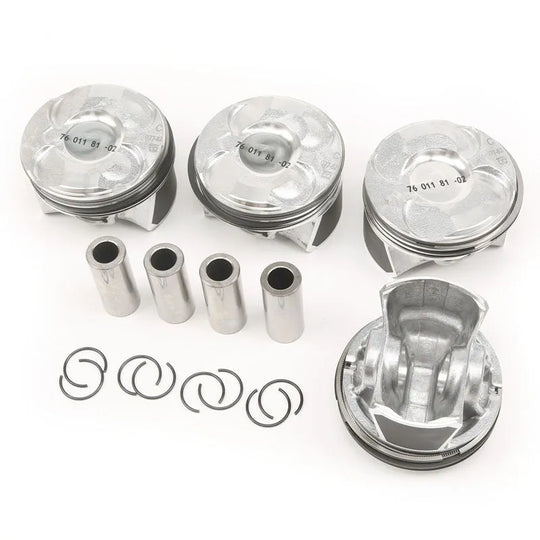 4PCS Stock piston kit piston ring 11257584117 11257601181 0628W4 FOR BMW MINI R55 R56 N13B16A N13B16 N18B16A N18B16 1.6L STD 025 050-BeeSpareParts