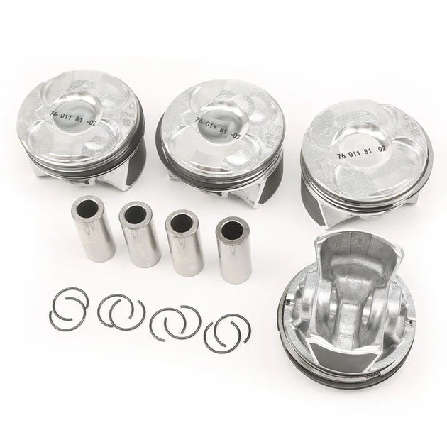 4PCS Stock piston kit piston ring 11257584117 11257601181 0628W4 FOR BMW MINI R55 R56 N13B16A N13B16 N18B16A N18B16 1.6L STD 025 050-BeeSpareParts