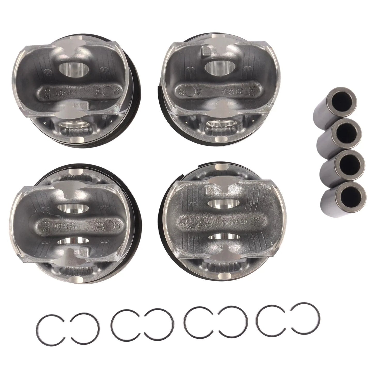 4*Pistons & Rings 11257640166 Φ84mm / CR 10:1 for BMW F20 F21 F22 F23 N20B20A-BeeSpareParts