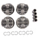 4*Pistons & Rings 11257640166 Φ84mm / CR 10:1 for BMW F20 F21 F22 F23 N20B20A-BeeSpareParts