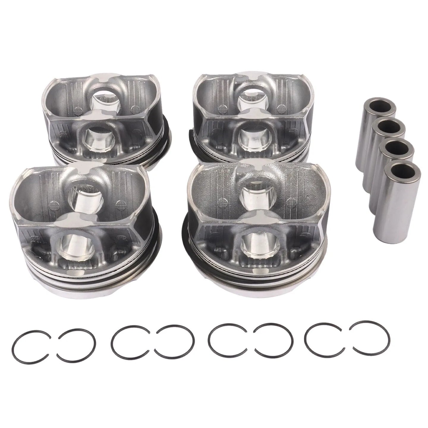 4*Pistons & Rings 11257640166 Φ84mm / CR 10:1 for BMW F20 F21 F22 F23 N20B20A-BeeSpareParts