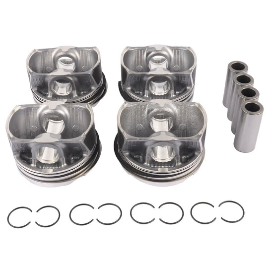 4*Pistons & Rings 11257640166 Φ84mm / CR 10:1 for BMW F20 F21 F22 F23 N20B20A-BeeSpareParts