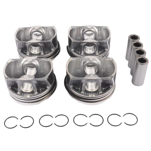 4*Pistons & Rings 11257640166 Φ84mm / CR 10:1 for BMW F20 F21 F22 F23 N20B20A-BeeSpareParts