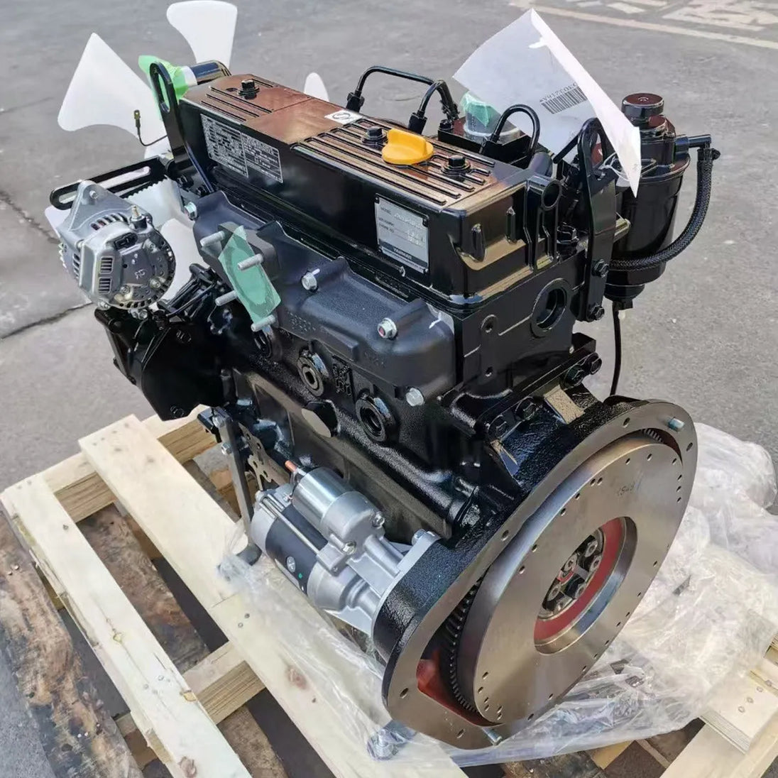 High Quality 4tne98 Engine Assembly for Yanmar Excavator Forklift Diesel Engine-Replacement Aftermarket Parts