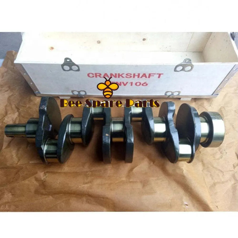 4TNV106 Crankshaft YM123900-21000 for Komatsu WA90-3 WB91R-2 WB93R-2 WB97R-2-Replacement Aftermarket Parts