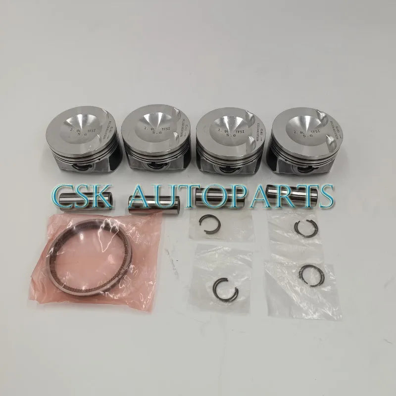 4x Pistons &Rings Set Φ77+0.5mm For Mini Cooper R55 R56 R57 1.6T N14B16A-BeeSpareParts