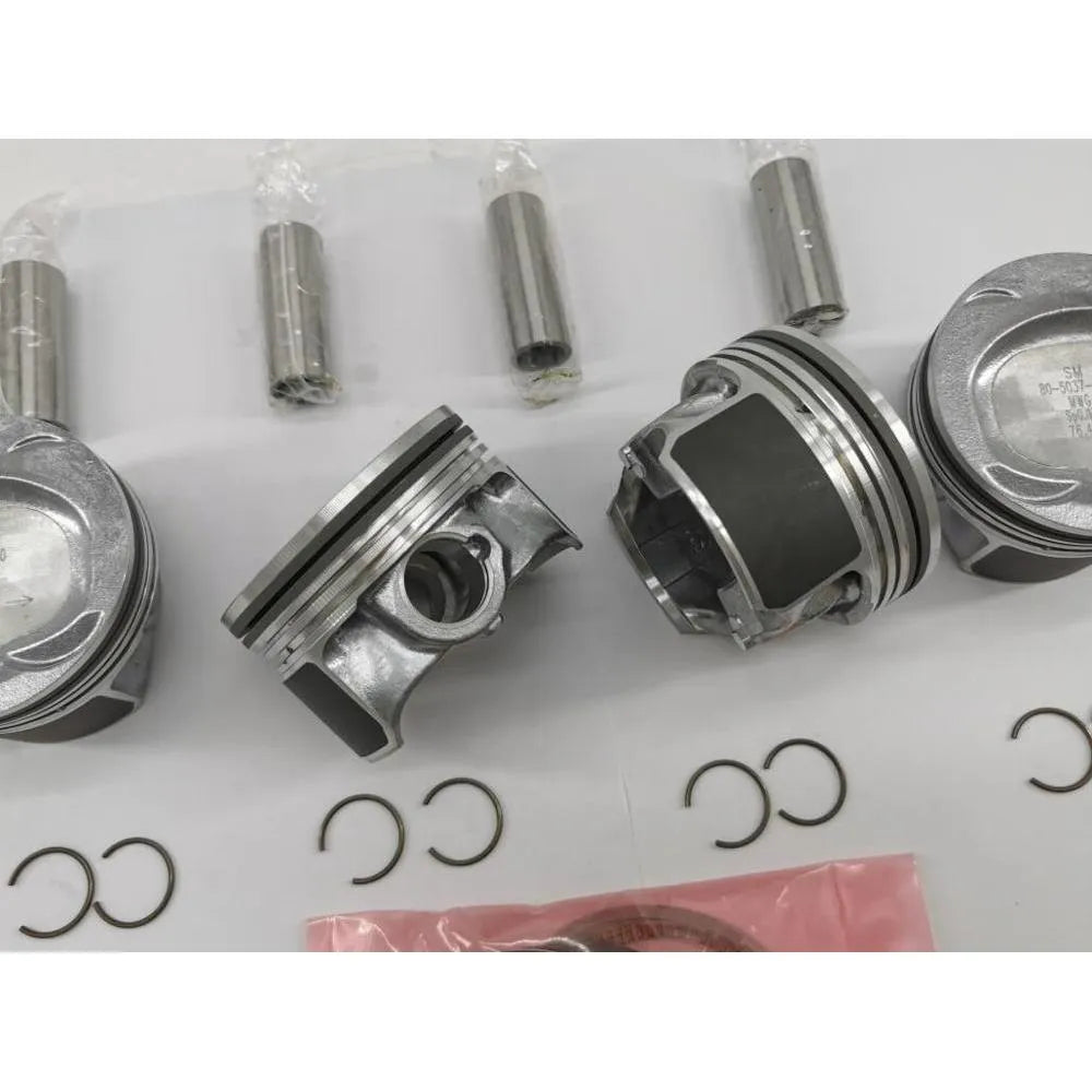 4x Engine Piston Oversize +0.5mm For Audi Seat Skoda VW A1 1.4 TSI TFSI CAV CAVA CAVB NEW-BeeSpareParts