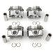 4x Engine Pistons & Rings 83.00mm Fit For BENZ C-CLASS W205 A205 A2640301800-BeeSpareParts