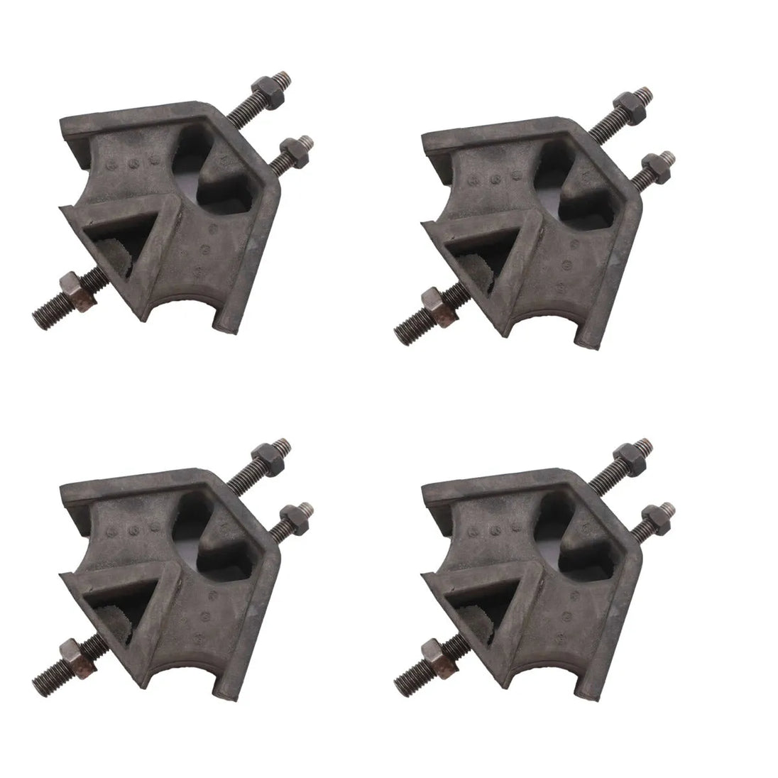 4X Engine Rubber Cushion Feet 4340327 For Hitachi EX22-2 EX25-2 EX30-2 EX35-2-Replacement Aftermarket Parts