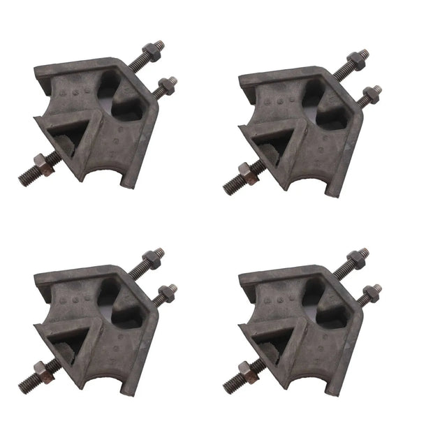 4X Engine Rubber Cushion Feet 4340327 For Hitachi EX22-2 EX25-2 EX30-2 EX35-2-Replacement Aftermarket Parts