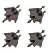 4X Engine Rubber Cushion Feet 4340327 For Hitachi EX22-2 EX25-2 EX30-2 EX35-2-Replacement Aftermarket Parts