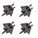 4X Engine Rubber Cushion Feet 4340327 For Hitachi EX22-2 EX25-2 EX30-2 EX35-2-Replacement Aftermarket Parts