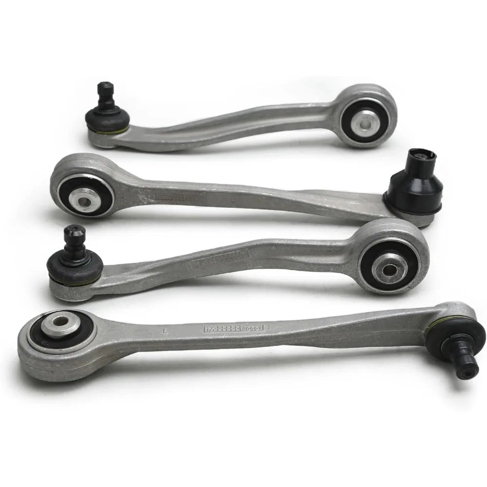 4x Front Upper Control Arms Ball Joint Set L+R For Audi A6 S6 C6 A8 D3-BeeSpareParts