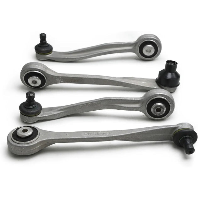 4x Front Upper Control Arms Ball Joint Set L+R For Audi A6 S6 C6 A8 D3-BeeSpareParts
