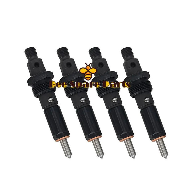 4X Fuel Injector J919331 for Case-IH Skid Steer 1840 1845C Backhoe 580 680L-BeeSpareParts