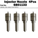 4x Fuel Injector Nozzle 6801133 81867538 for Ford 5640 6640 7740 TS90 / 6704803-BeeSpareParts