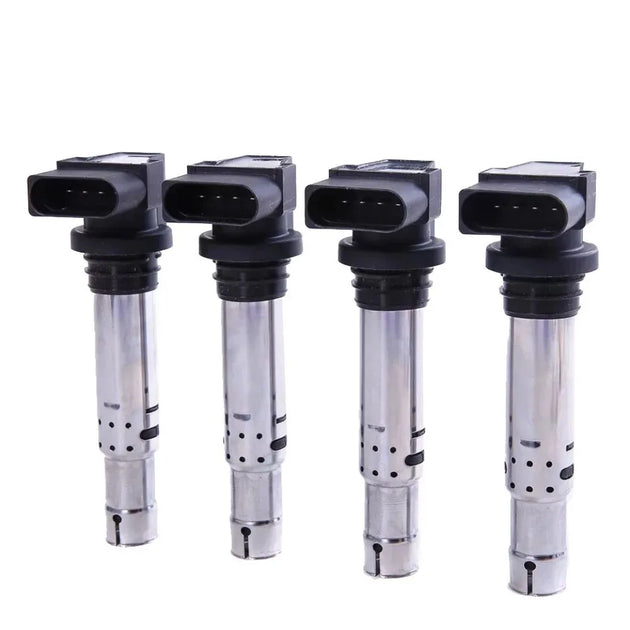 4X Ignition Coil Spark Plug For VW Jetta Golf Passat Audi A4 A5 Q5-BeeSpareParts
