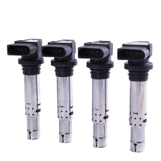 4x Ignition Coils Spark Plug For VW Audi Skoda Seat 1.4TSI 1.6FSI-BeeSpareParts