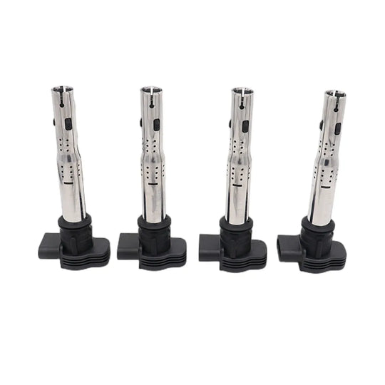 4x Ignition Coils + Spark Plugs for Audi A3 A4 A5 TT VW GTI Passat 2.0L-BeeSpareParts
