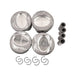 4x Ø76.51mm Pistons Rings Set For VW Golf AUDI A1 SKODA SEAT 1.4T EA111 CAVD-BeeSpareParts