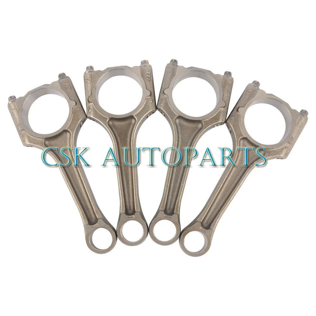 4x Pistons Kit STD and Connecting Rods Φ23mm for AUDI Q5 A4 2.0T-BeeSpareParts