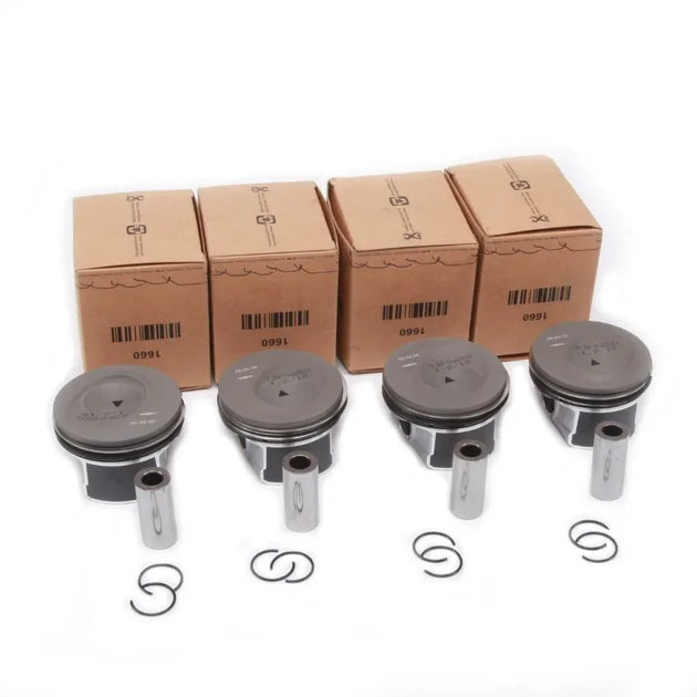 4x Pistons & Rings Φ21mm 82.51mm+0.5 For VW GTI Tiguan AUDI A4 2.0T-BeeSpareParts