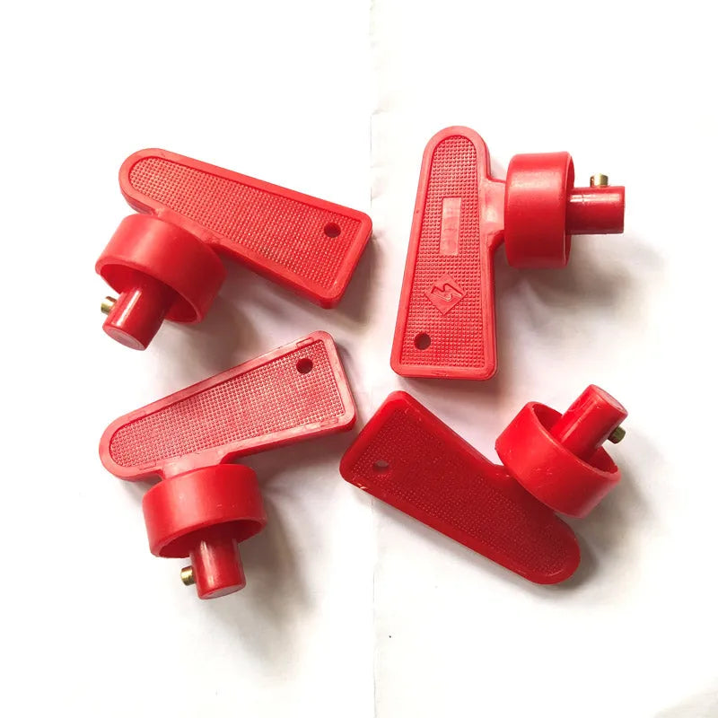 4x Red Spare Keys For Battery Isolator Switch Power Kill Cut Off Switch Car Boat-Replacement Aftermarket Parts