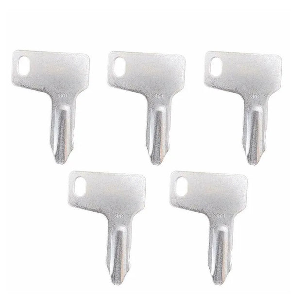 5 Ignition Keys AT110583 RG60472 933110-00301 Key 301 Fit for Yanmar B14 B22-2 B7-3-BeeSpareParts