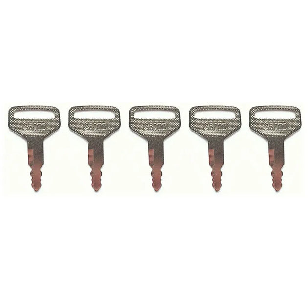 5 pcs 36919-75190 ignition keys for Kubota L & M Series Tractor S8077-Replacement Aftermarket Parts