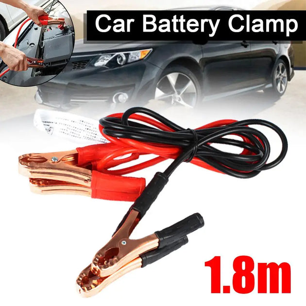 500A Car Battery Jump Cable Booster Cable Line Emergency Jump Starter Leads Van SUV Double-ended with Clamps Clips-BeeSpareParts