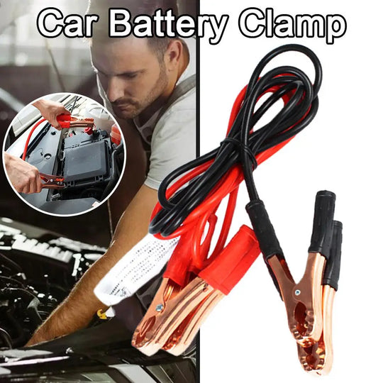 500A Car Battery Jump Cable Booster Cable Line Emergency Jump Starter Leads Van SUV Double-ended with Clamps Clips-BeeSpareParts