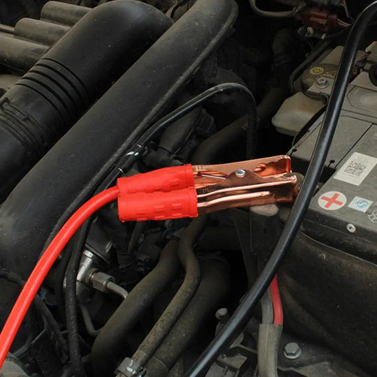 500A Car Battery Jump Cable Booster Cable Line Emergency Jump Starter Leads Van SUV Double-ended with Clamps Clips-BeeSpareParts