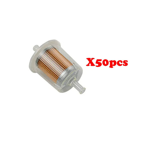 50pcs Fuel Filter 12581-43012 For Kubota Lawn Mowers RTV Utility Vehicles D1005 D1105-Replacement Aftermarket Parts