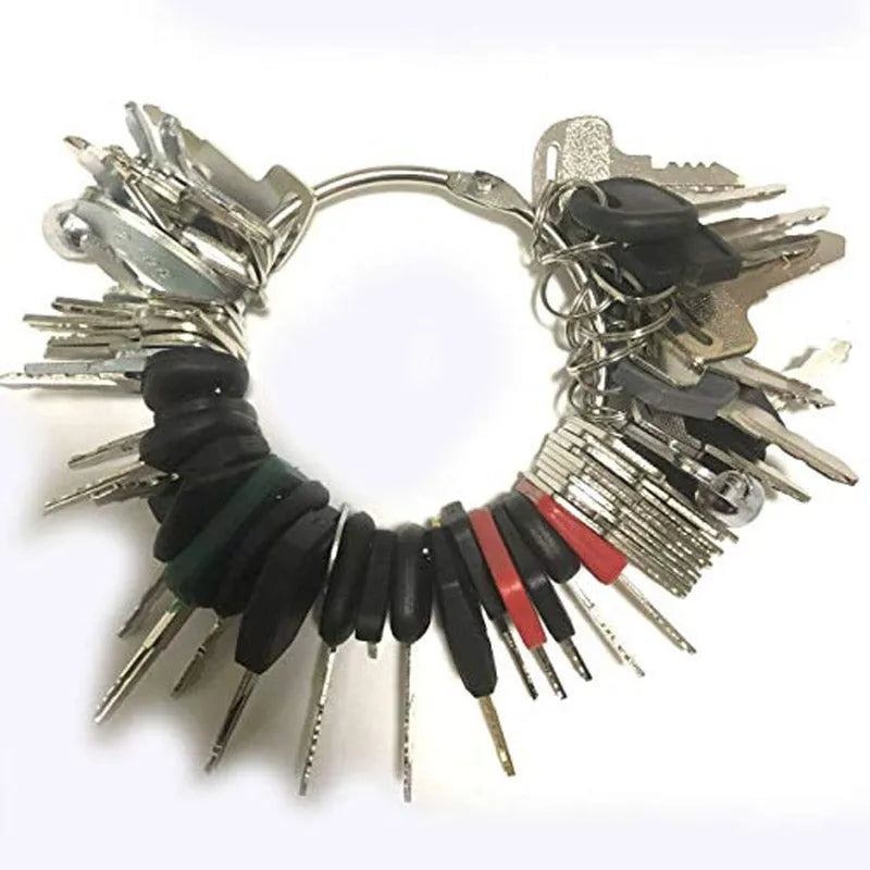 55pcs Heavy Equipment Key Construction Ignition Key 606 455 52160 Fit For Yanmar Case Newholland-BeeSpareParts