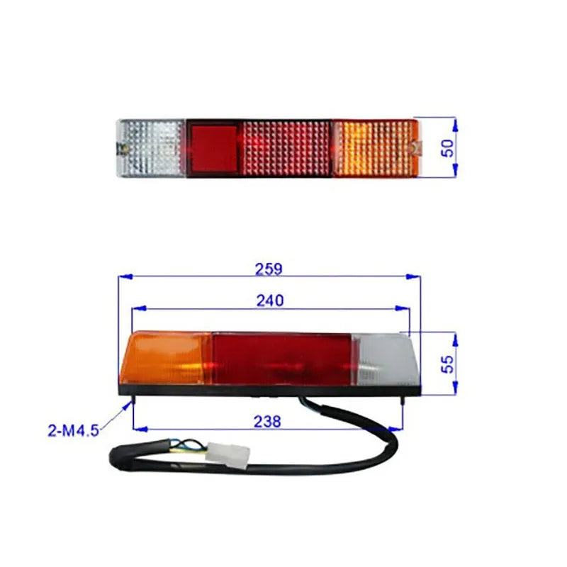 56620-23000-71 Rear Combination Lamp for TOYOTA Forklift 5FG10~30 5FD10~30-Lamp & Lens-BeeSpareParts