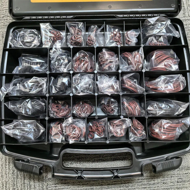 570PCS 270-1528 O-Ring Kit for Caterpillar Excavator Rubber Oil Seal Kit Box-Replacement Aftermarket Parts