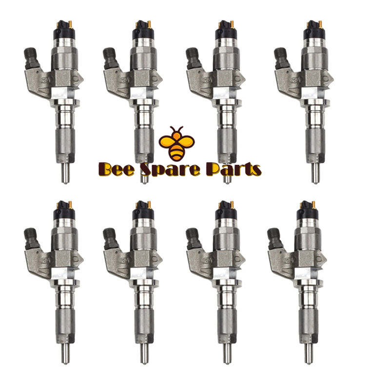 8PCS Brand New Bosch 6.6L Duramax LB7 Injectors 0445120008 2001 2002 2003 2004 GM HD