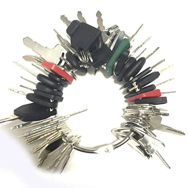 57pcs Heavy Equipment Key Construction Ignition Key Fit For Kubota Caterpillar JCB-Replacement Aftermarket Parts