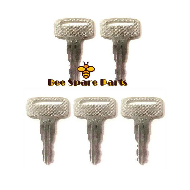 5PCS Ignition Keys 160431 Fits Wacker Trench Roller and Heavy Equipment-BeeSpareParts