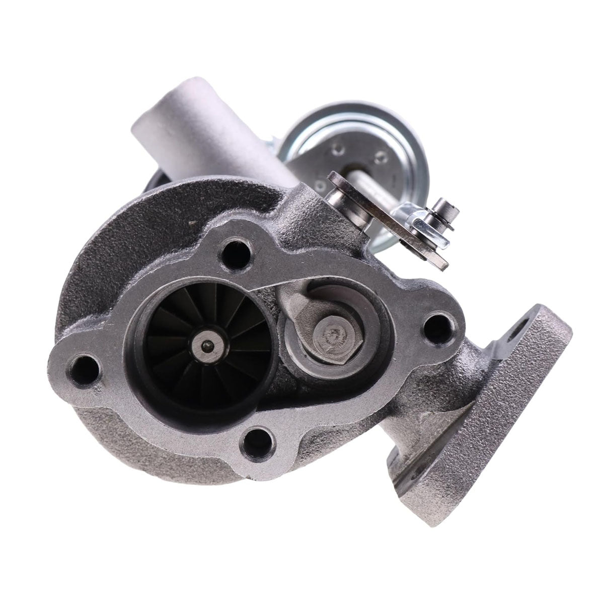 Turbo TD025M-05T Turbocharger 49173-03410 1E038-17012 4917303410 1E03817012 Compatible for Kubota D1105T V1505T Replacement (Air Outlet:33 mm,Intake42mm)