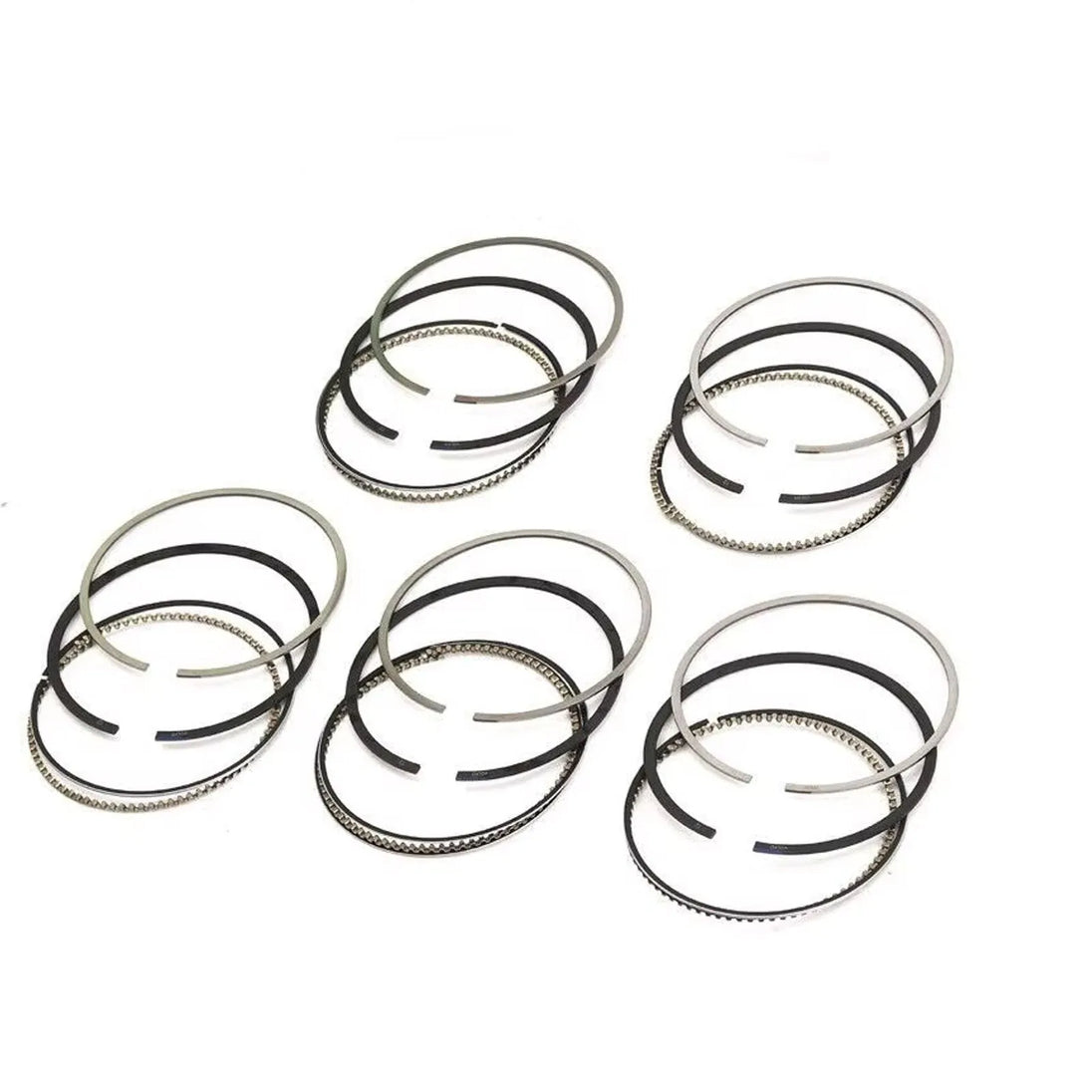 5cyls Piston Rings Set Φ88mm STD for Mercedes-Benz C270 E270 CDI Sprinter OM612 2.7 Turbo 6110300324-BeeSpareParts