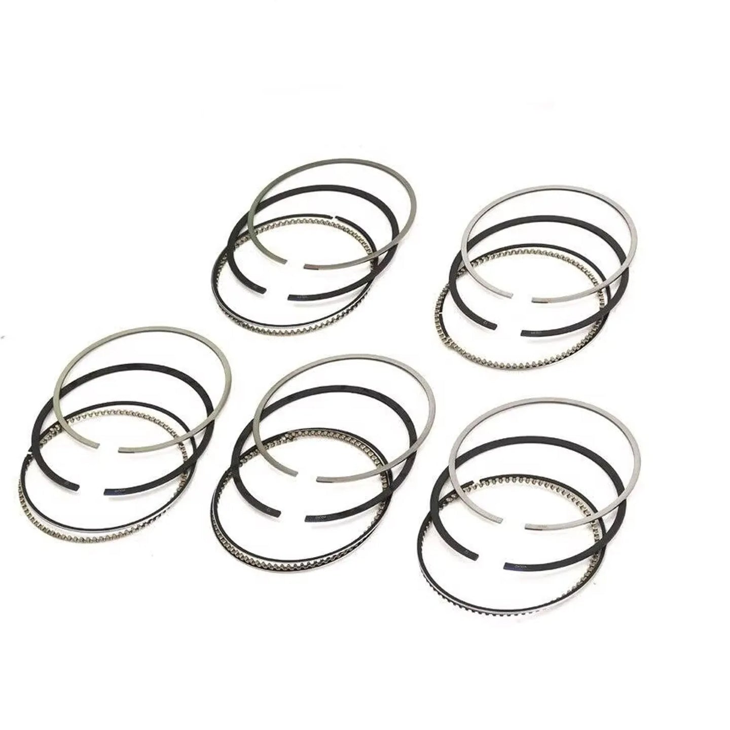 5cyls Piston Rings Set Φ88mm STD for Mercedes-Benz C270 E270 CDI Sprinter OM612 2.7 Turbo 6110300324-BeeSpareParts