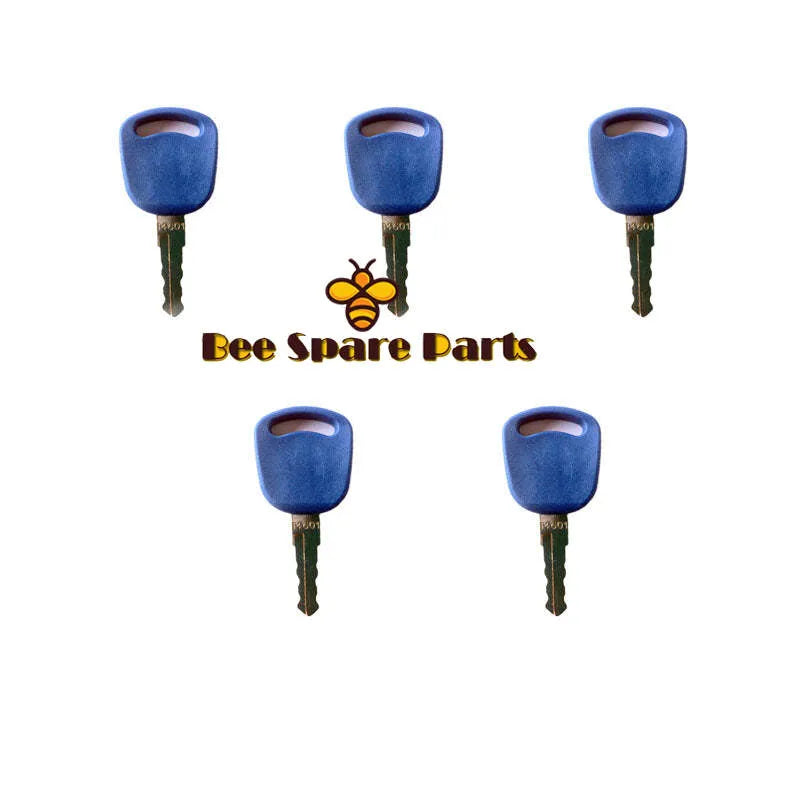 5pcs Ignition Key 14601 82003267 82030143 F0NN11603AA Fits Ford New Holland Equipment-BeeSpareParts