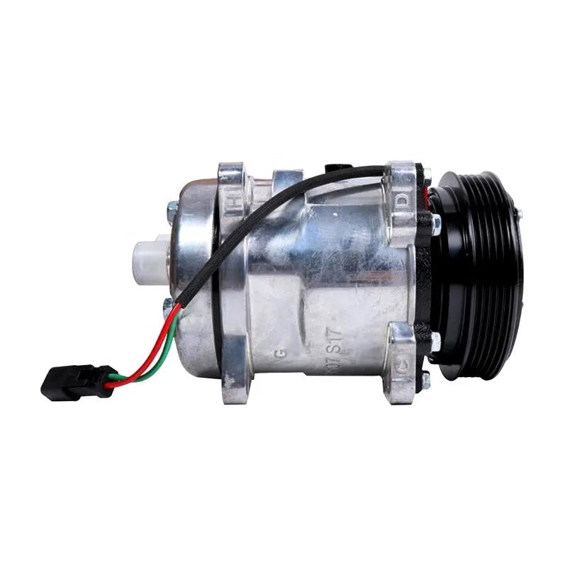5PK AC Compressor 7279139 7023585 For Bobcat Skid Steer Loader S550 S590 S595 S630 S650-BeeSpareParts